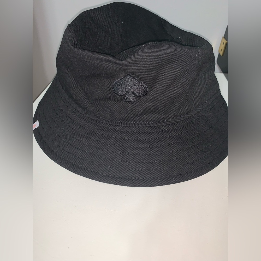 Kate Spade Black Bucket hat NWT
